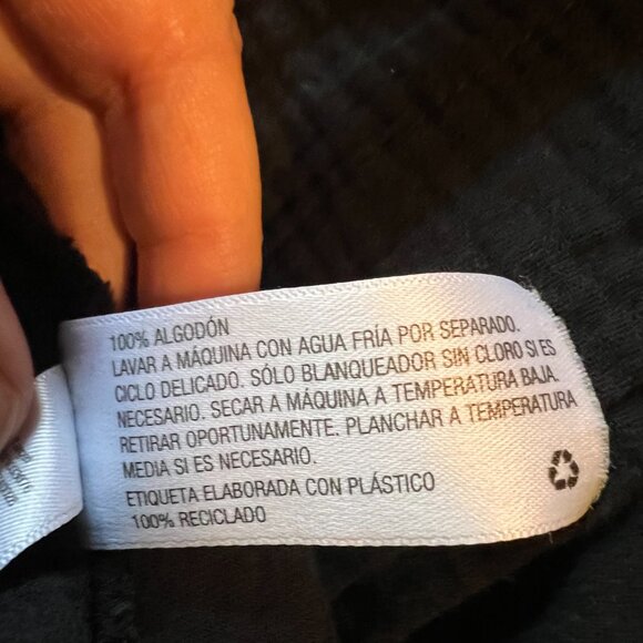 Ava & Viv Black dress with spaghetti straps mini length Size 1X. With pockets - Picture 5 of 5